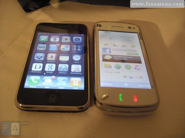 iPhone is lighter than N97 