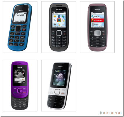 Nokia 1280, Nokia 1616, Nokia 1800, Nokia 2220 slide and Nokia 2690 - support Nokia Life Tools