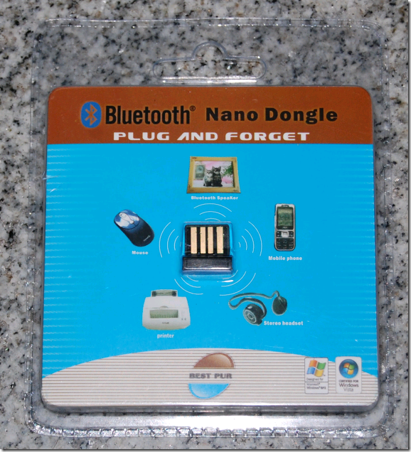 bluetooth dongle front