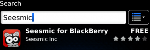Seesmic For BlackBerry 1