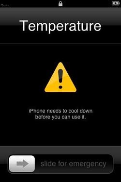 iphone-temperature warning