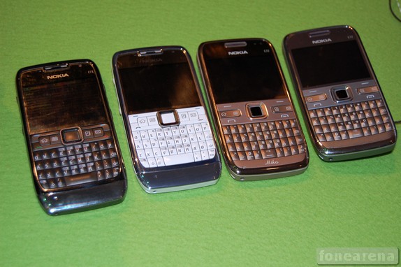 on the Nokia E72 last week