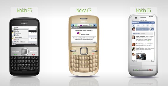 nokia c3. 3 new phones Nokia C3,